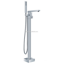 KFT-07 wholesale with shower hose single lever shower room accessory solid copper watermark floor standing tub mixer